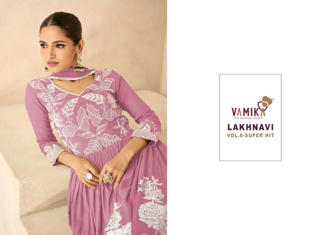 Lakhnavi Vol 6 Super Hit 2 By Vamika Wedding Wear Readymade Suits Wholesalers In Delhi